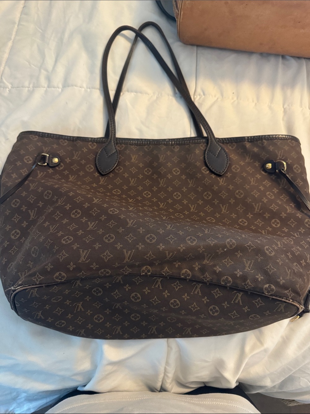 Louis Vuitton Monogram Canvas Tote in Brown